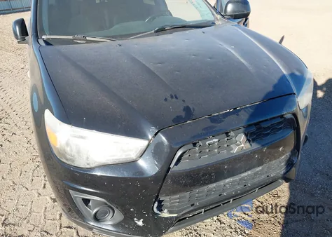 2014 Mitsubishi Outlander Sport Es из США, поврежденный, VIN 4A4AP3AU7EE005024